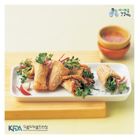 돼지고기 찹쌀부침 완성 사진