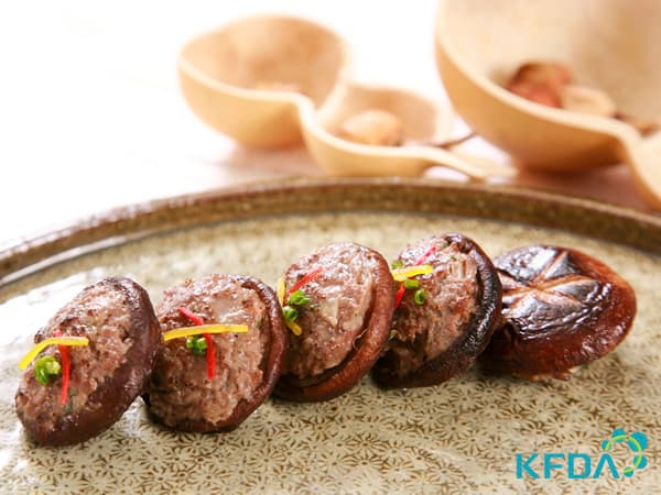 표고버섯쇠고기찜 완성 사진