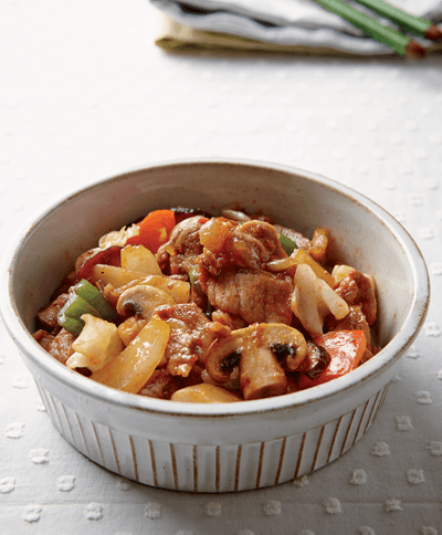 토마토두루치기 완성 사진