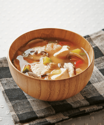 백태순두부찌개 완성 사진