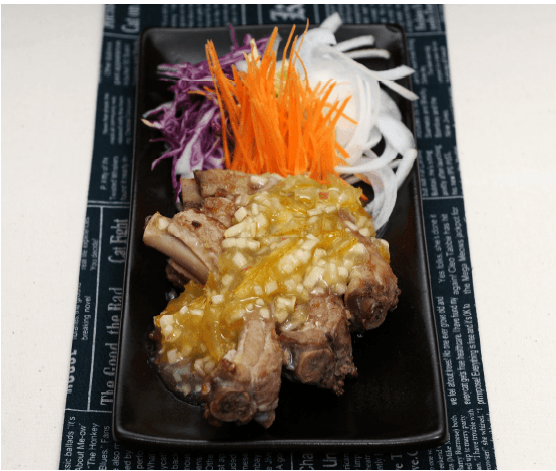 유자등갈비구이 완성 사진