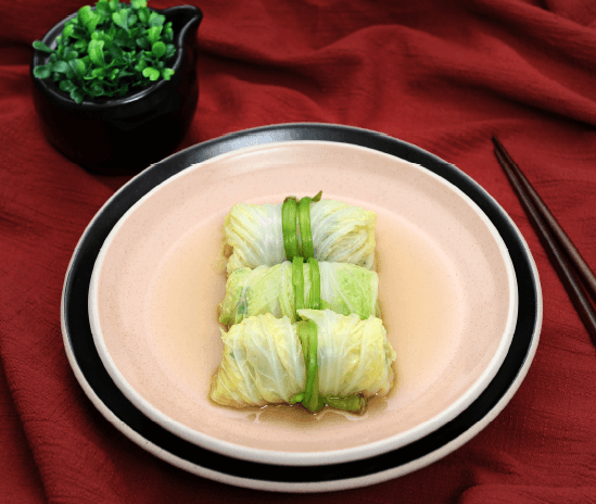 배추만두탕 완성 사진