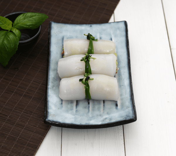 곤약 백김치 말이 완성 사진