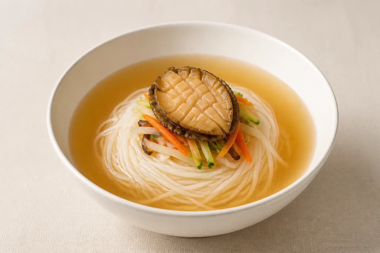 Finished 멸치 전복 저염국수