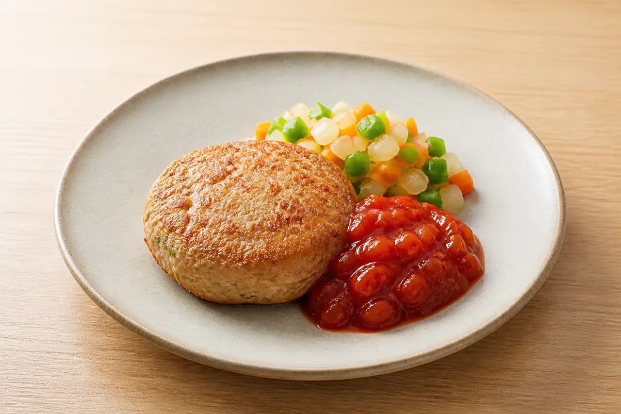참치 두부 함박스테이크 완성 사진