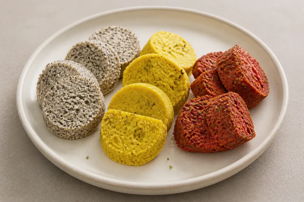 세 가지 맛 공기과자の完成写真