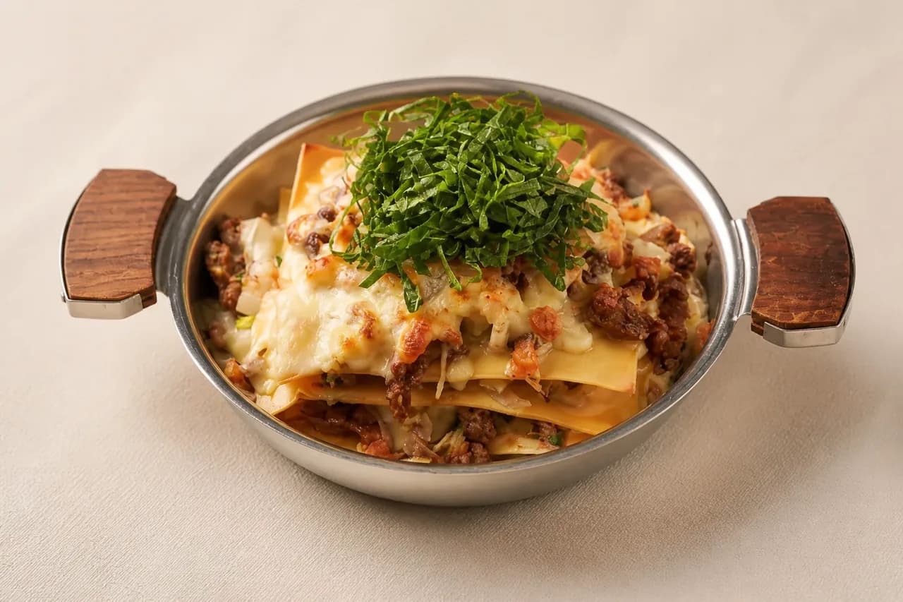 깻잎 쌈두부 라자냐 완성 사진