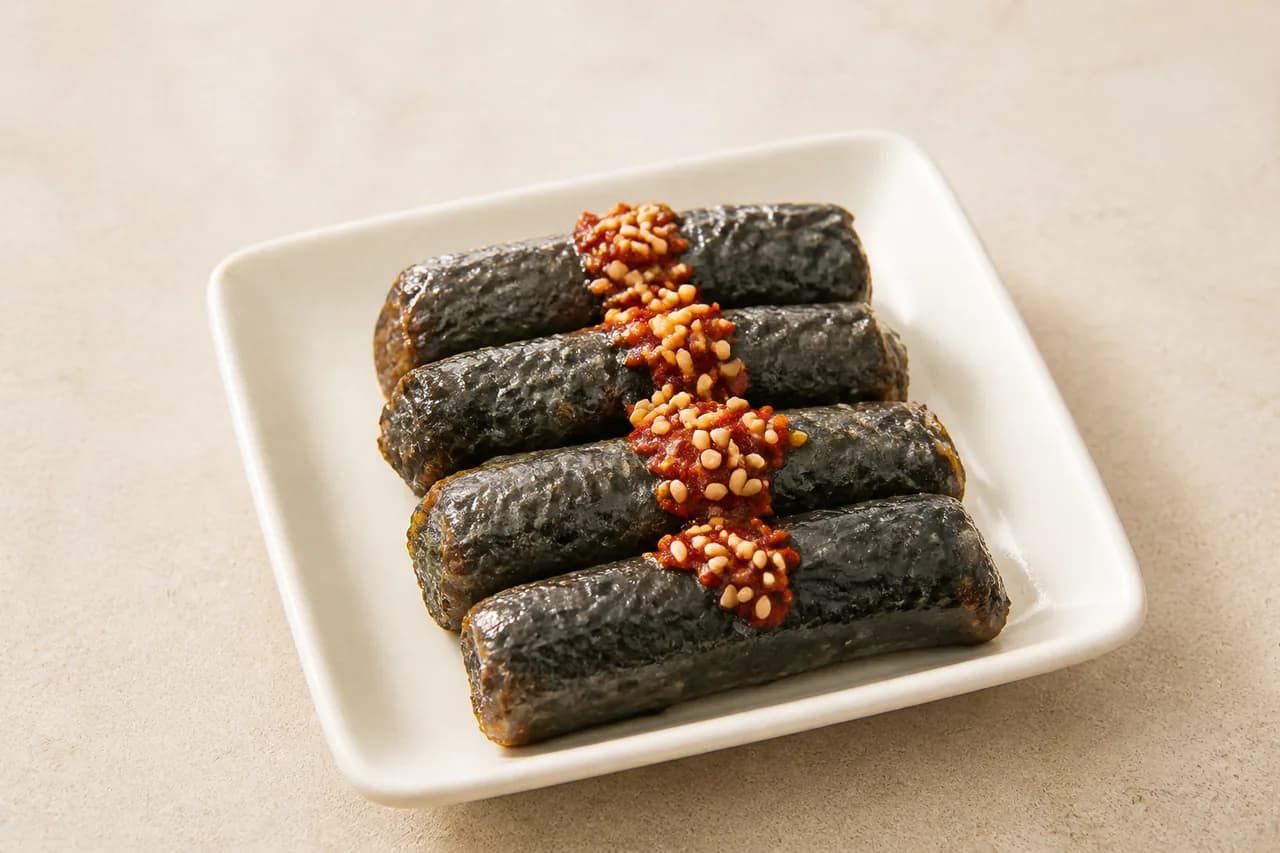소고기 김말이 완성 사진