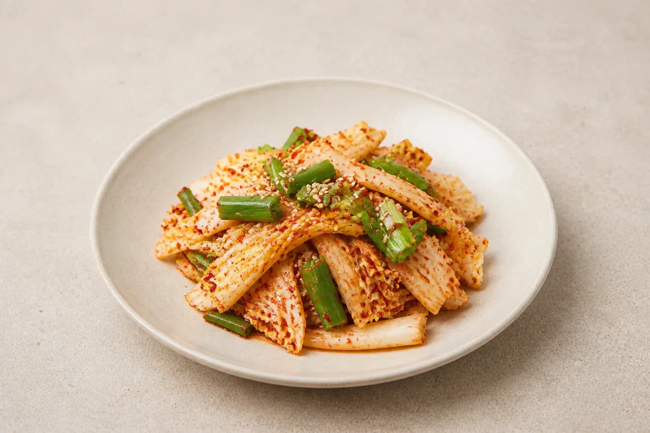 통배추 겉절이の完成写真