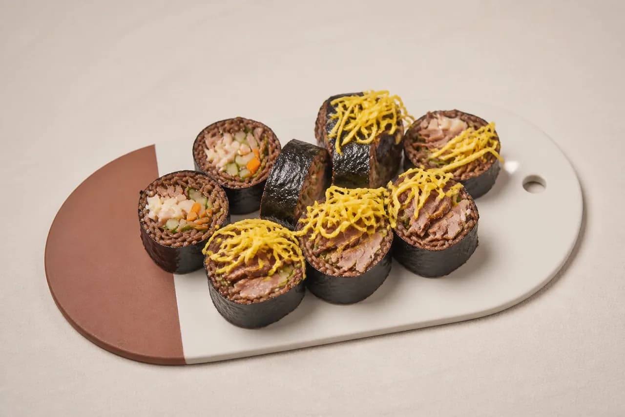 Finished 두부샐러드 메밀김밥