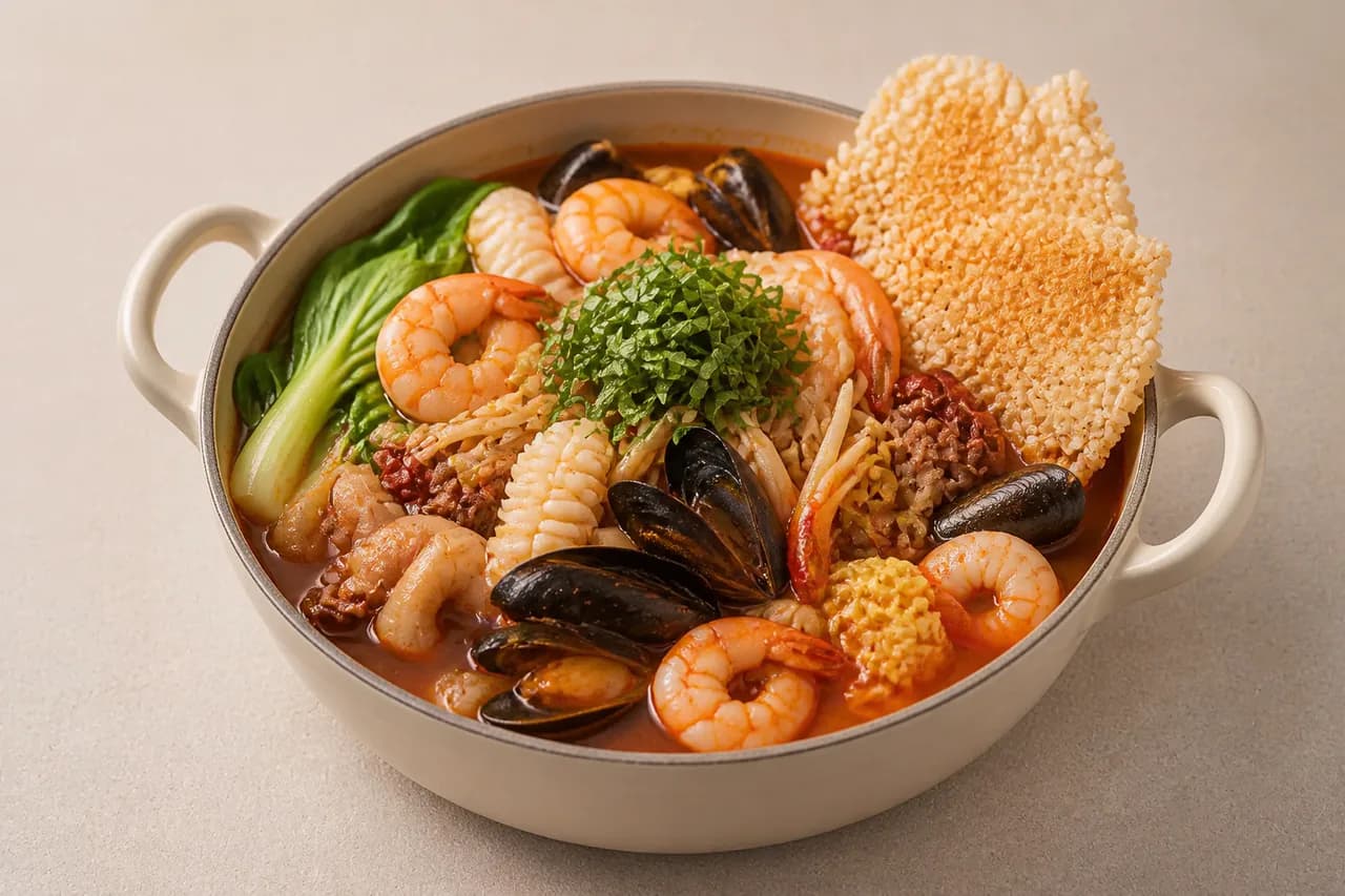 토마토 해물누룽지탕 완성 사진