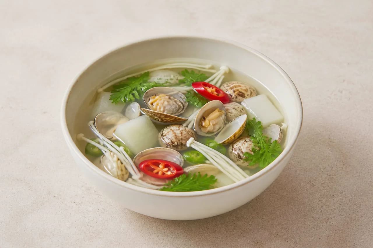 Finished 바지락 맑은국