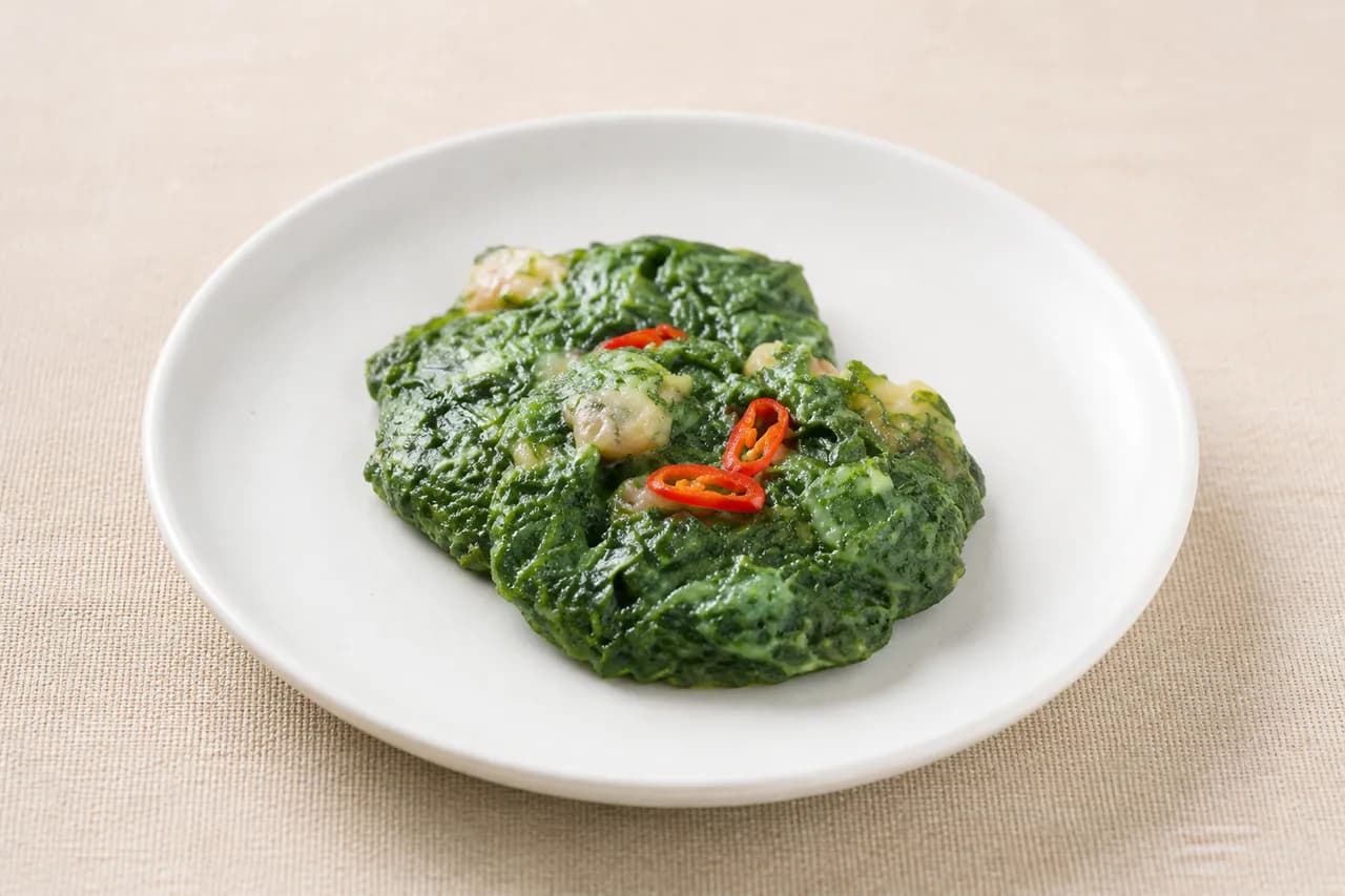 바지락매생이전 완성 사진